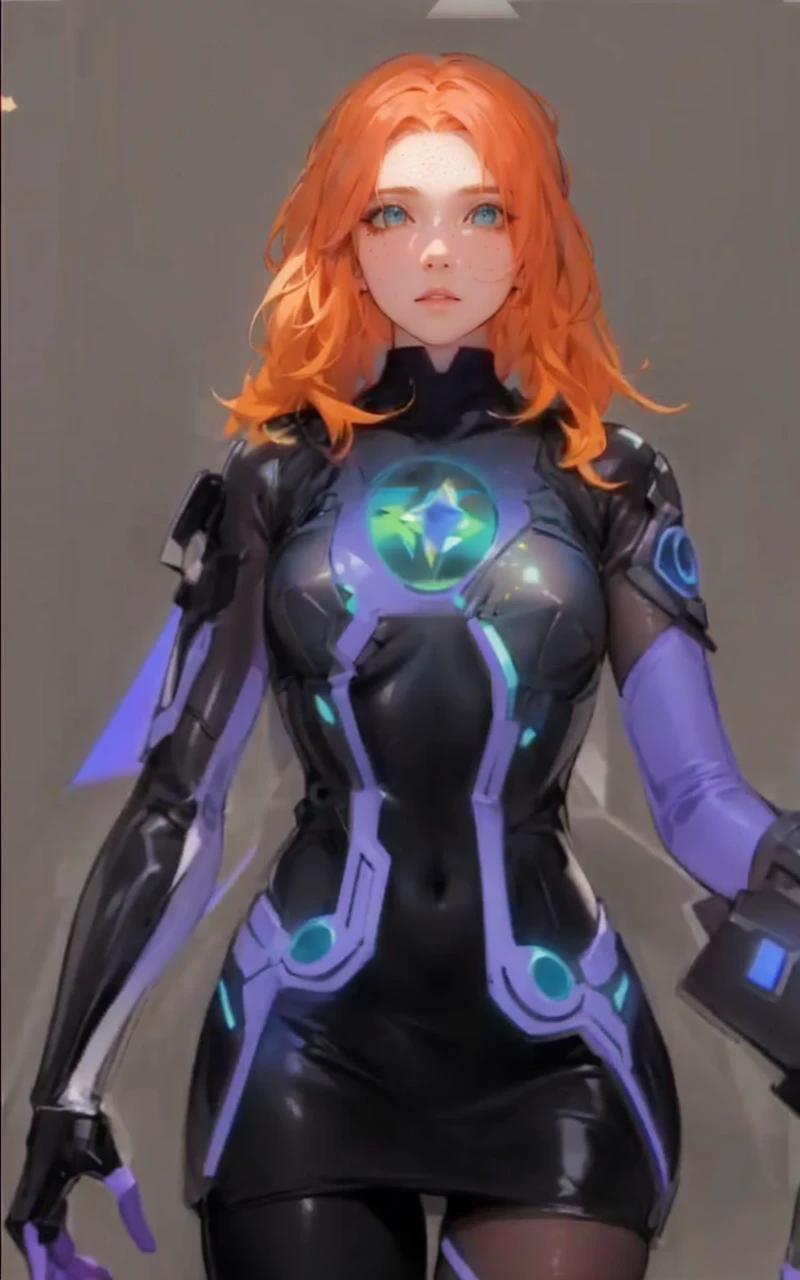 "Create a UV texture with the following characteristics: Representation of a whole glass, lado a lado, com uma linda princesa cyberpunk vestida com armadura e cabelo curto. A imagem deve ser hiper-realista, com um rosto extremamente detalhado. Texture resolution must be 16k."