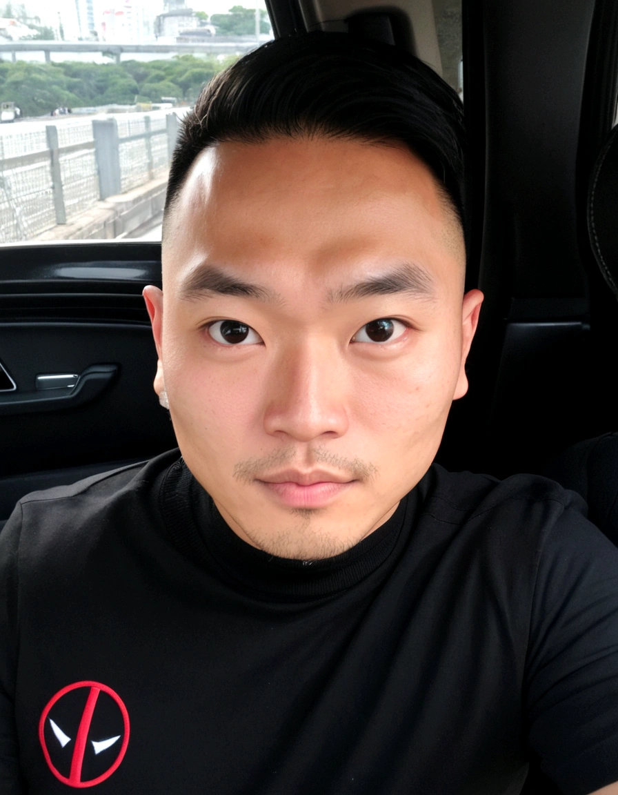 arafed man in a black shirt sitting in a car, 2 8 years old, headshot profile picture, 2 7 years old, 2 9 years old, 3 2 years old, stanley artgem lau, 8k selfie photograph, 38 years old, 3 6 years old, 3 5 years old, 35 years old, asian face, david luong