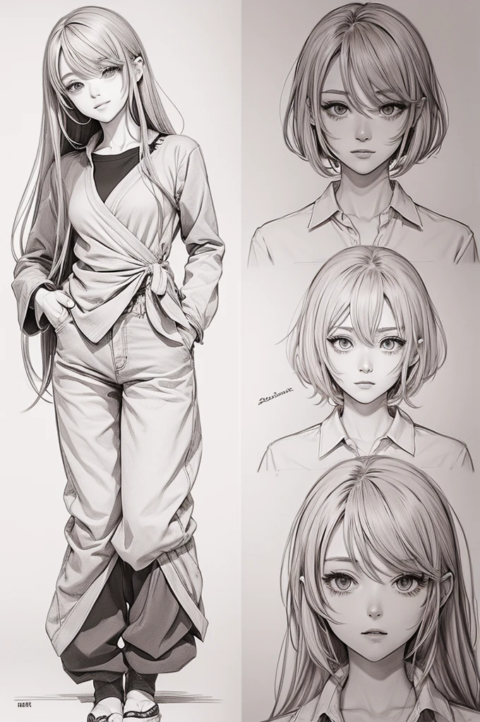 character drawing a manga