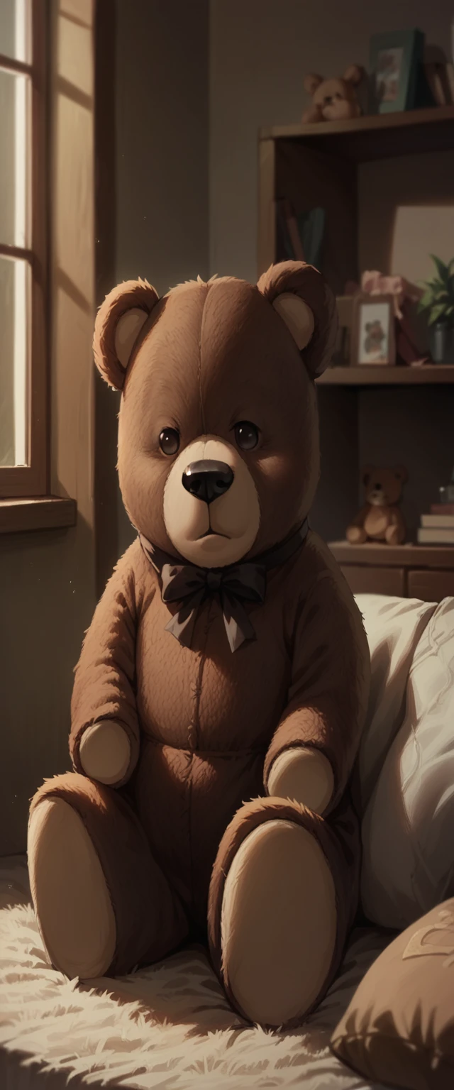 tedy is a brown teddy bear