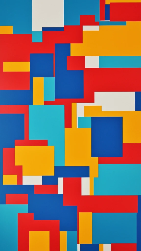 An abstract painting in the style of modern art，The shapes and lines on the screen are boldly abstracted and simplified。The color may be a bright hue of modernism，The overall atmosphere is full of avant-garde feeling and unique artistic perspective。
