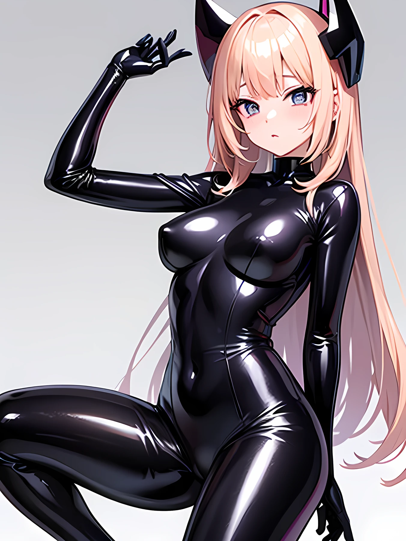 latex suit anime girl