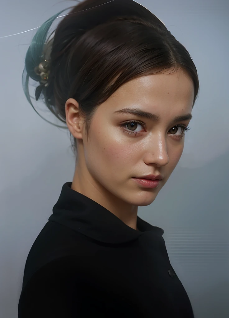 A realistis european woman face age 25 years ,ultra hd 8k