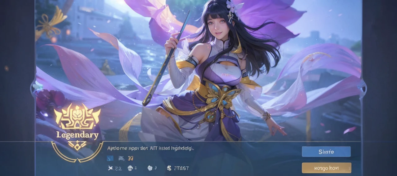  female hyuga hinata in anime naruto, long hair, dark blue hair, white eyes, smile, beautiful, purple clothes, big breast, realistic purple clothes, detail clothes, outdoor background, ultra detail, realistic