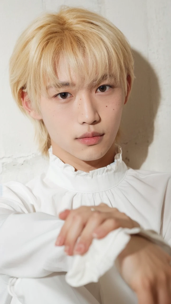 Cute asian boy
