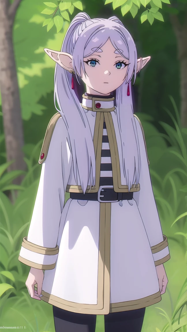 to freeze, to freeze, long hair, ponytail, (green eyes:1.5), White hair, pointed ears, elf, full length (full body 1.1.), nude, very sexy,
BREAK shirt, long sleeves, jewelry, Tights, earrings, striped, black Tights, lure, striped shirt,
BREAK looking at viewer, upper body, whole body,
BREAK outdoors, sky, nature,
BREAK (masterpiece:1.2), Best quality, A high resolution, unity 8k wallpaper, (illustration:0.8), (beautiful detailed eyes:1.6), very detailed face, perfect lighting, extremely detailed computer graphics, (perfect hands, Ideal Anatomy),