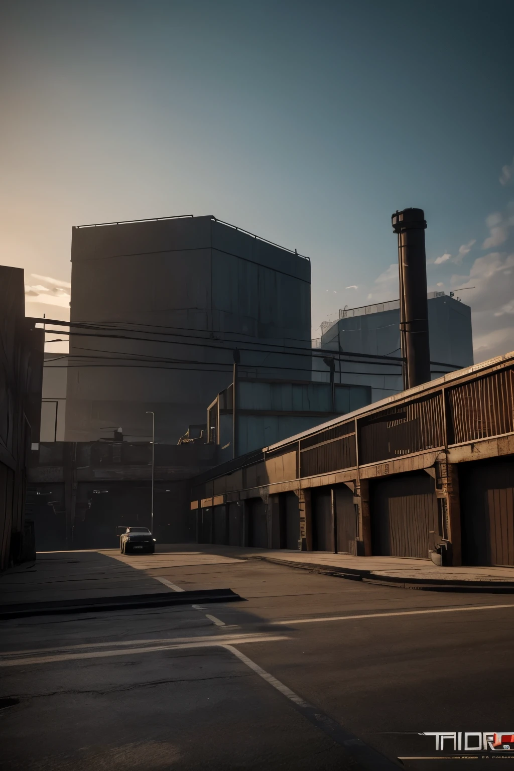a warehouse by the docks in the city, city in the background, rustic wooden planks, old metal pipes, dilapidated machinery, cobwebs, dim lighting, moody atmosphere, industrial grit, dramatic shadows, (best quality,8k,highres,masterpiece:1.2),ultra-detailed,(realistic,photorealistic,photo-realistic:1.37),industrial,urban,cinematic, game, looking at someone, cutscene, mid-cutscene, good graphics, video game, playstation video game, video game graphics, Cinematic, in-game, video game, ps4, playstation 5, ps5 best graphics, ps5, 4K, Intricate detail, dramatic lighting, Cinematic, in-game, RTX, ray-tracing, Crazy good looking, impressive, state of the art-graphics