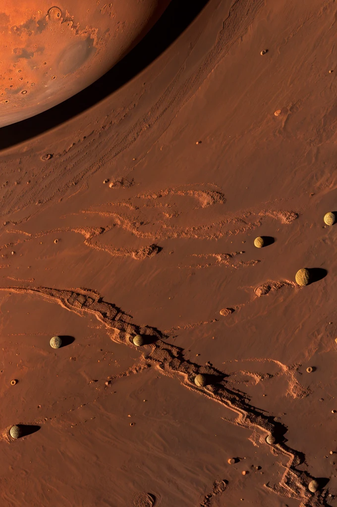The vast planet Mars
