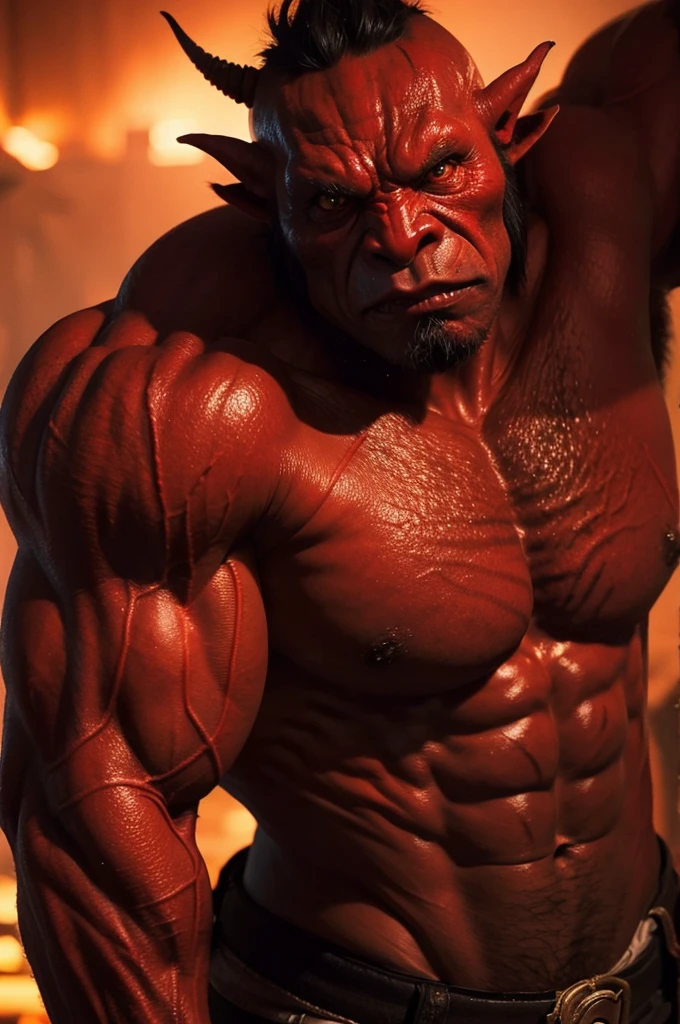 Red Dragon Orc,Strong body