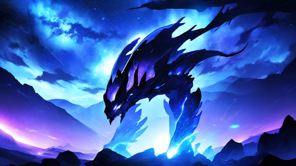 Immortal Light, Avak, stars, เงาประตูยักกลางAvak, ((background:1.8))
