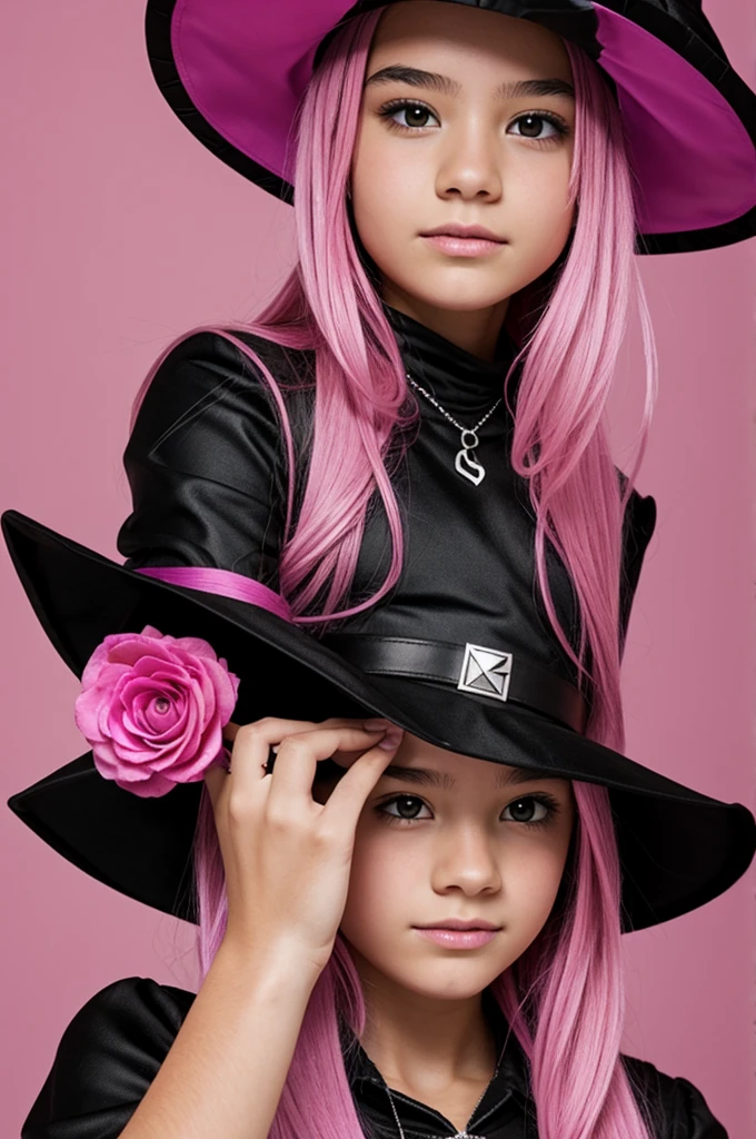 Teens witch magic pink