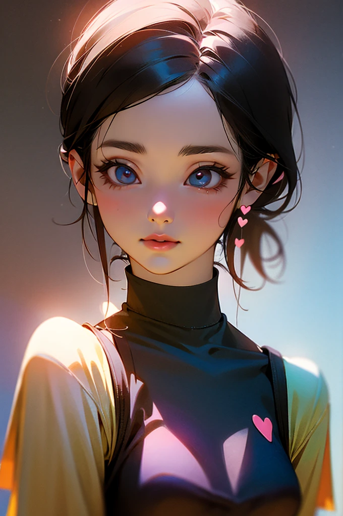 (a close-up of a 21-year-old Korean woman),
(Confident: 0.7), (cute attire: 1.0), (Petite stature: 0.8), (heart shaped face), (Beautiful doe eyes: 1.2), (Soft, small lips: 0.9), (Cute Stylish outfit: 1.1), (cute outfit), (Pastel pink color: 0.8), (Hint of iness: 0.6). (Mischievous smile: 0.5), (Lively campus background: 0.7), (Secret Journal in hand: 0.6), (Determined expression: 0.9). (Vulnerable look: 0.4), (Subtle emotional depth: 0.35), (dlwlrma: 0.4), (Cinematic realism: 1.3), (Nikon D850 camera: 1.0), (Film stock photograph: 0.9), (Saturated colors: 1.1). (Hyper-realistic lighting: 1.2).