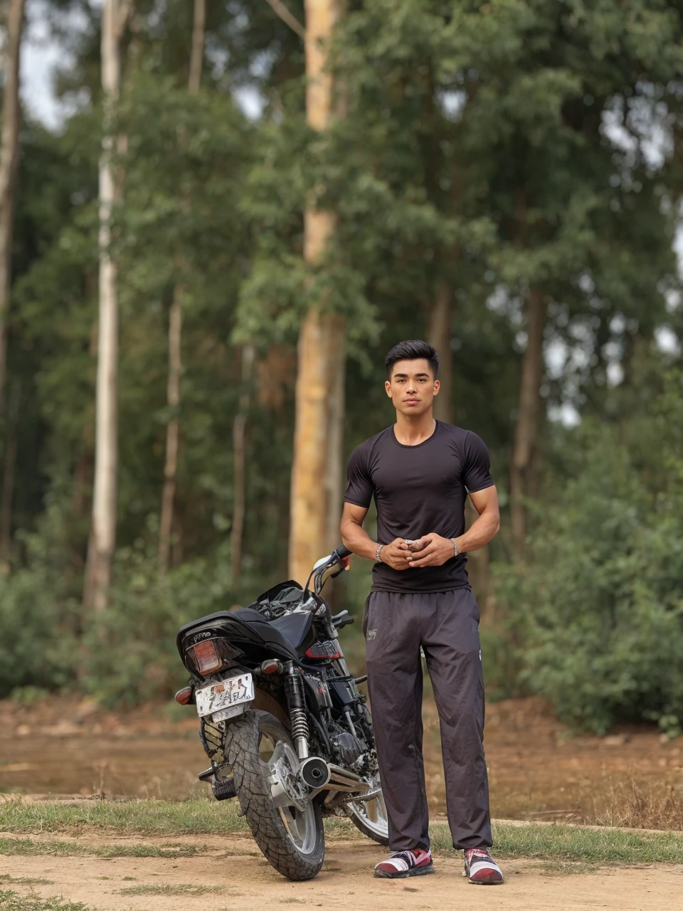 change background , muscle body