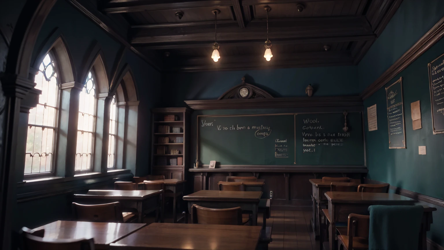 harry potter classroom view, harry potter classroom