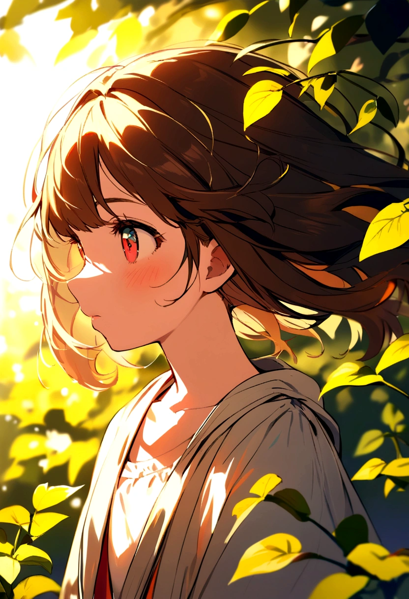 A young girl