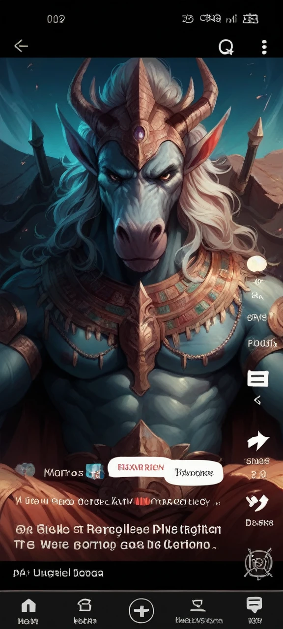 Create a character of a Indra from Indian mythology with a battlefield background