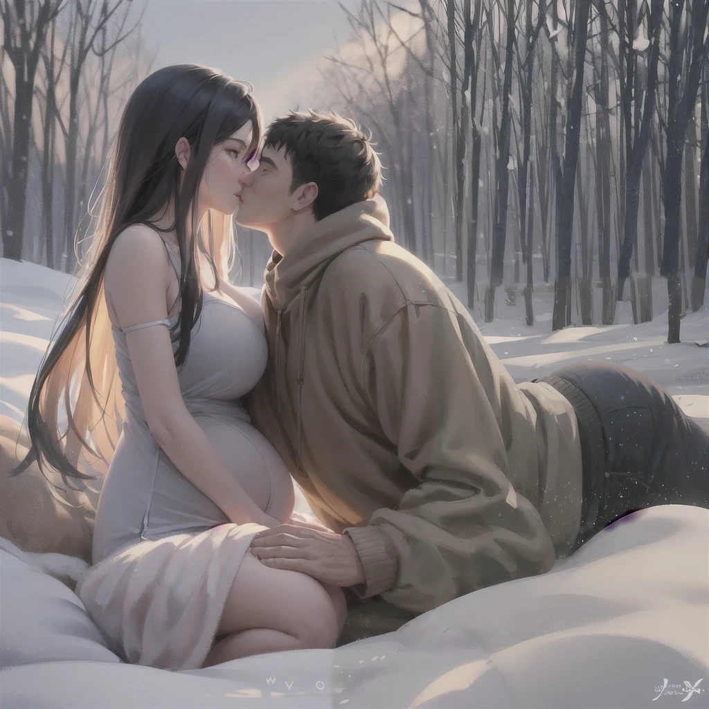 draw snow, only snow