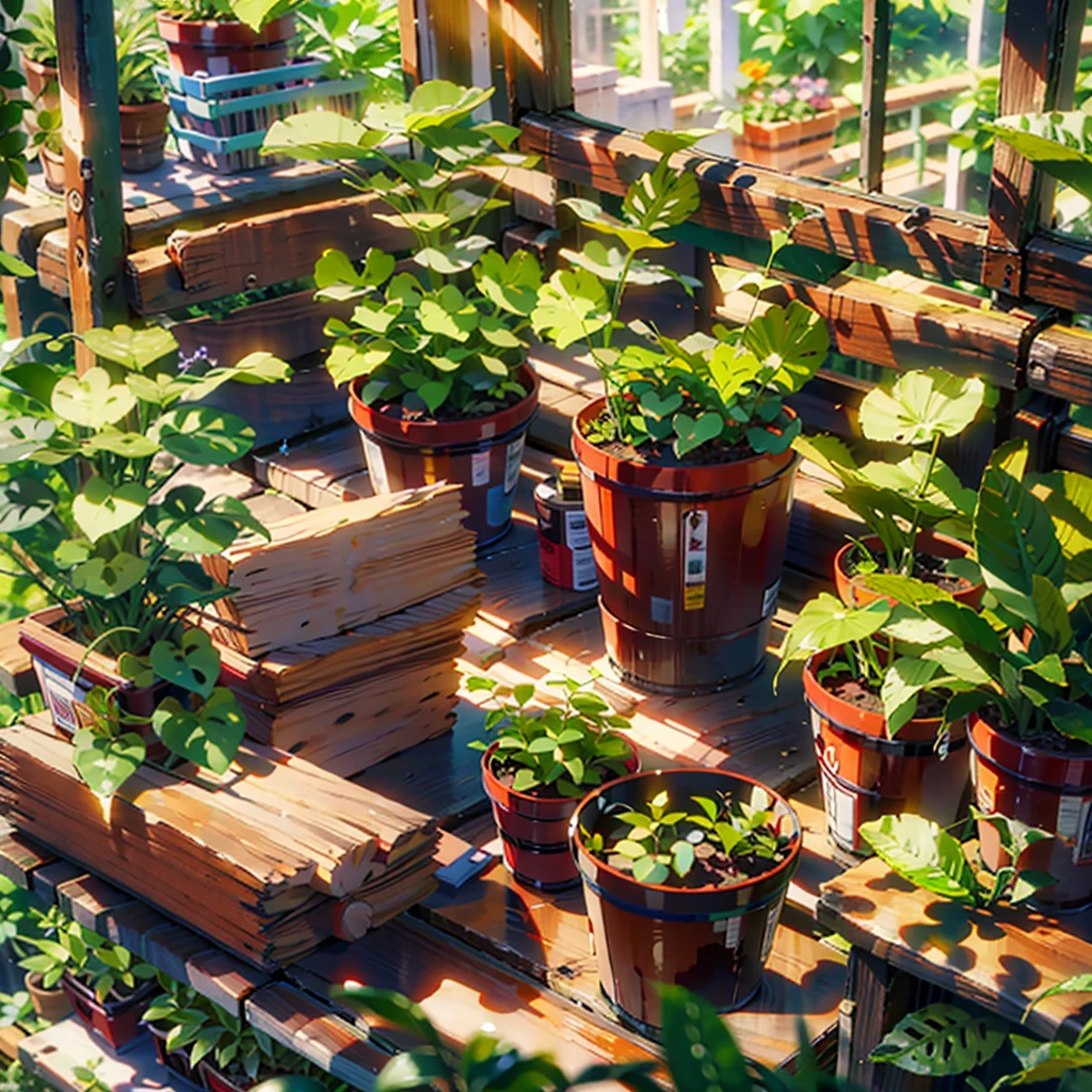 plants, no blur