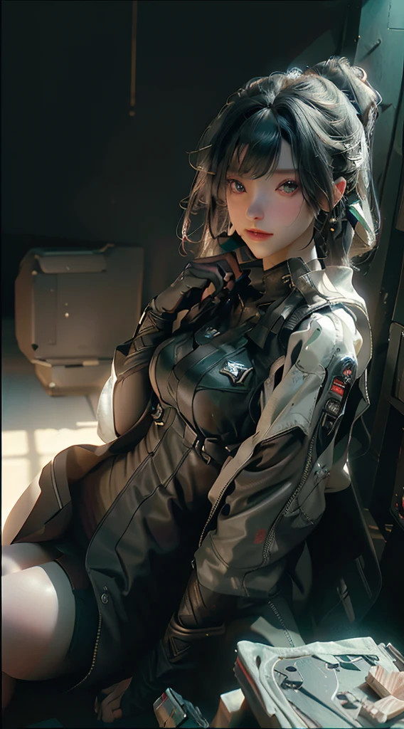 ((Best quality)), ((masterpiece)), (detailed:1.4), 3D, an image of a beautiful cyberpunk female,HDR (High Dynamic Range),Ray Tracing,NVIDIA RTX,Super-Resolution,Unreal 5,Subsurface scattering,PBR Texturing,Post-processing,Anisotropic Filtering,Depth-of-field,Maximum clarity and sharpness,Multi-layered textures,Albedo and Specular maps,Surface shading,Accurate simulation of light-material interaction,Perfect proportions,Octane Render,Two-tone lighting,Wide aperture,Low ISO,White balance,Rule of thirds,8K RAW,