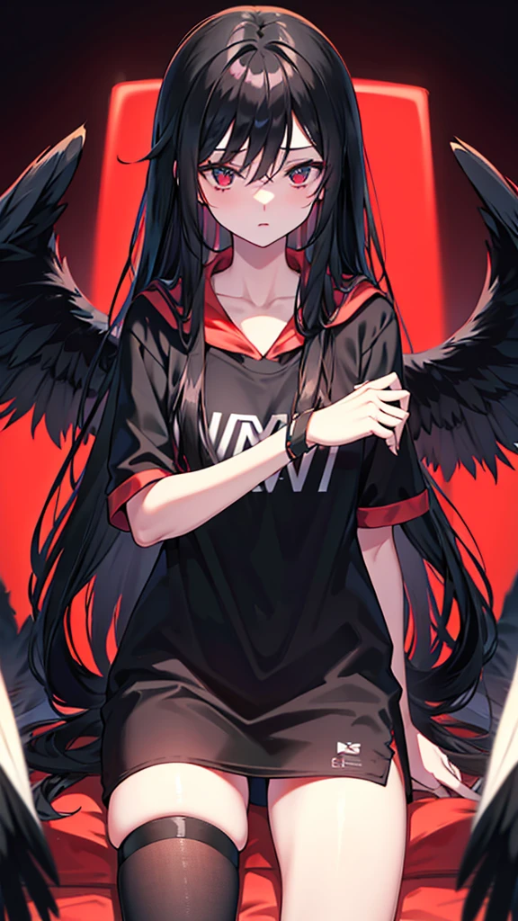 , long black hair, gamer, boring, fly away, Linda