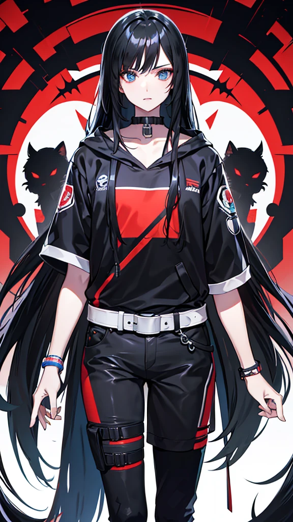 , long black hair, gamer, influencer, no quarto