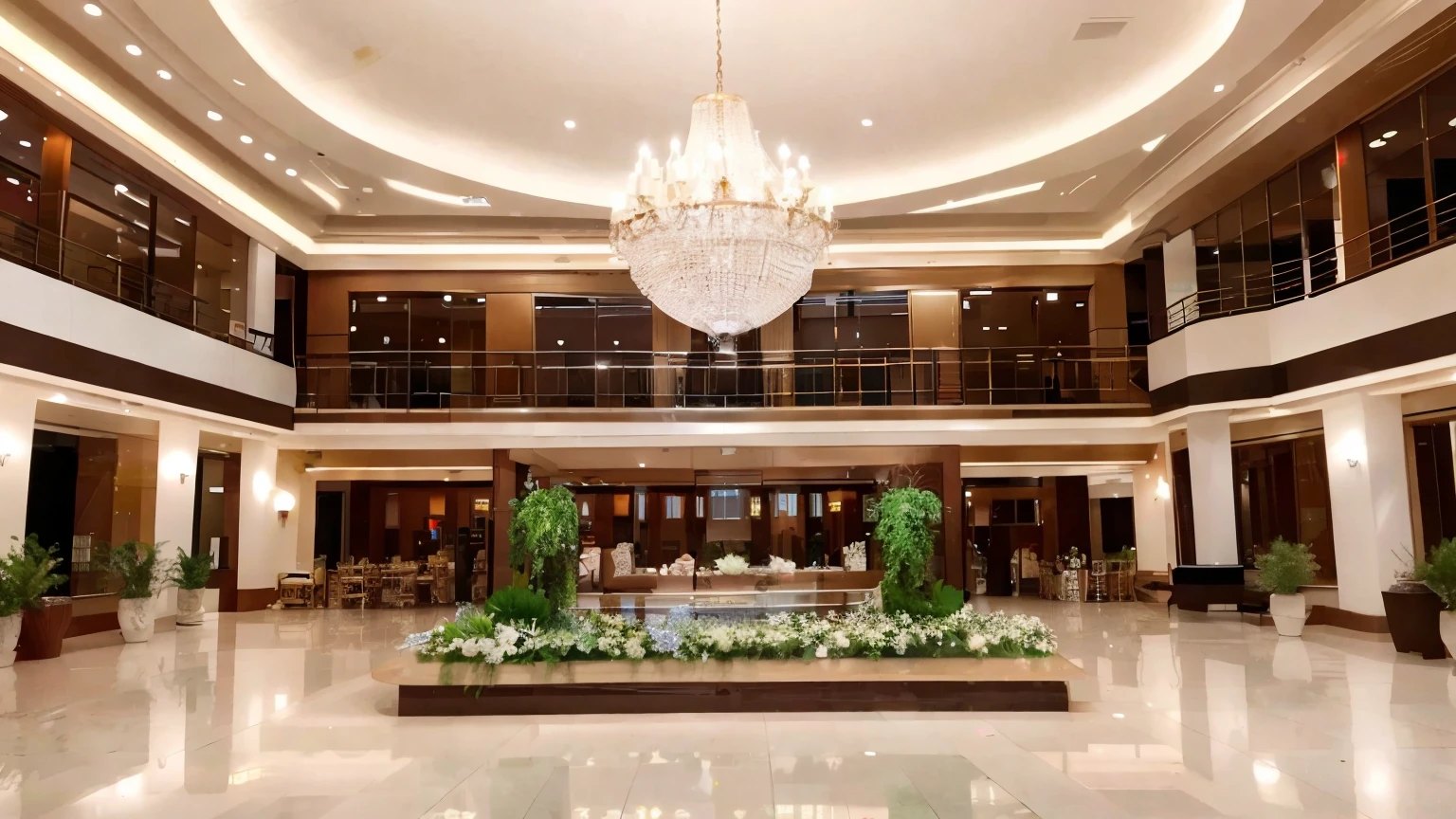 High-definition images、Precision photography、Wide-angle lens。Full Shot、Wedding venue lobby、Large space、Happy Event、Attending a friend's wedding、Stylish、、classmate。