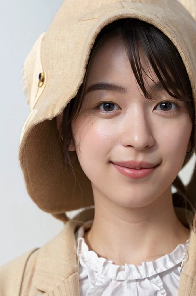 1 Girl, (Summer clothes:1.2), Very beautiful Japanese idol portraits, 
(RAW Photos, Highest quality), (Realistic, Realistic:1.4), (masterpiece), 
Very delicate and beautiful, Very detailed、wonderful, finely, Very detailed CG Unity 8K 壁紙, Very detailed, High resolution, Soft Light, 
Beautiful detailed girl, Very detailed目と顔, Beautiful and sophisticated nose, finelyて美しい目, Cinema Lighting, 
(Simple light color background:1.3)、Complete Anatomy, Slender body, Small breasts, smile