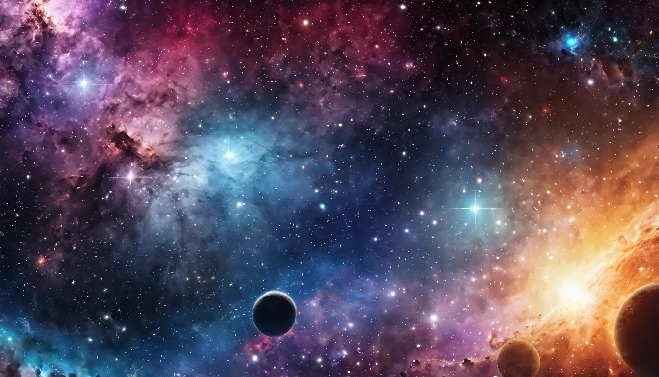 space-themed, Avak, stars, galaxy, nebula, planet, Highly detailed, Papers, ((background:1.8))
