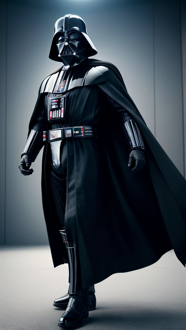 Star Wars, Pope John Paul II as Darth Vader, 4K, 8K, HD, realistic, intricate detail, full body pose, cinematic, octane renderer