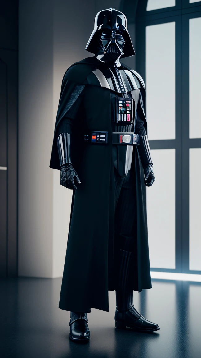 Star Wars, Pope John Paul II as Darth Vader, 4K, 8K, HD, realistic, intricate detail, full body pose, cinematic, octane renderer