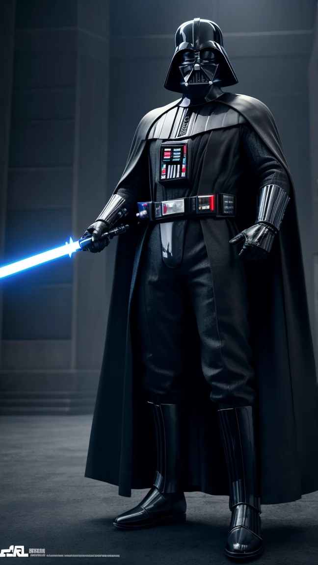 Star Wars, Pope John Paul II as Darth Vader, 4K, 8K, HD, realistic, intricate detail, full body pose, cinematic, octane renderer