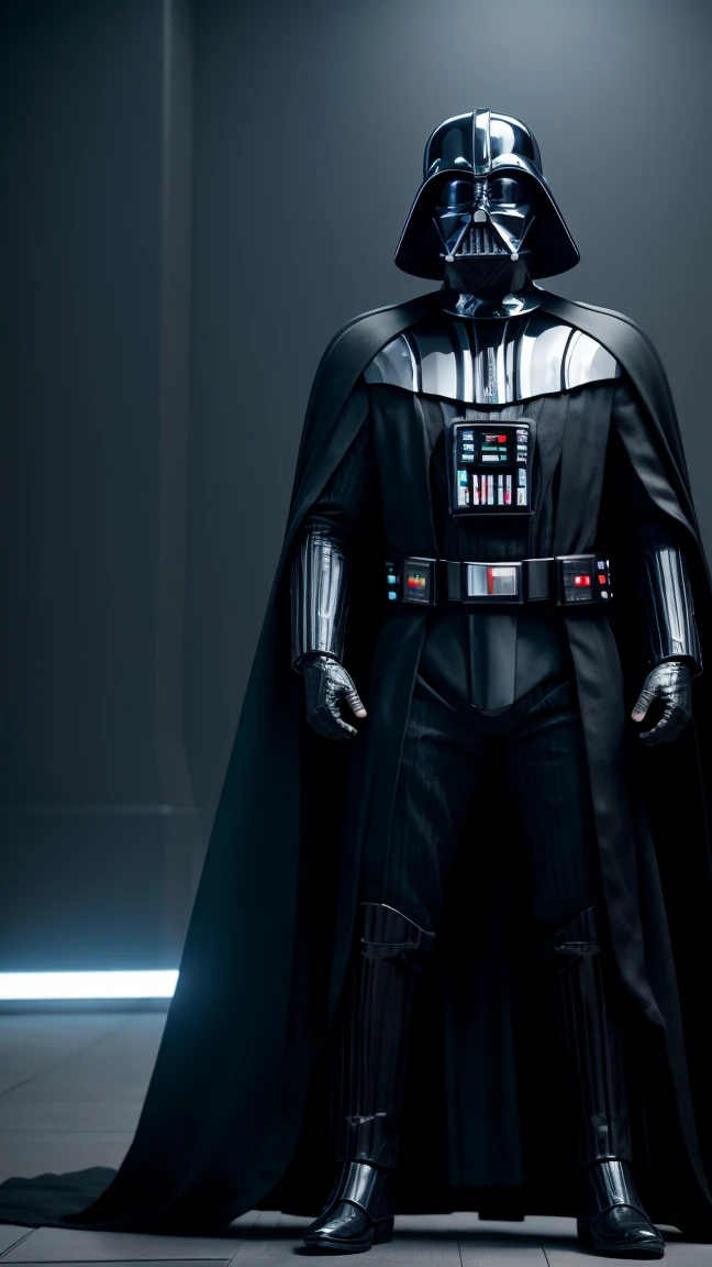 Star Wars, Pope John Paul II as Darth Vader, 4K, 8K, HD, realistic, intricate detail, full body pose, cinematic, octane renderer