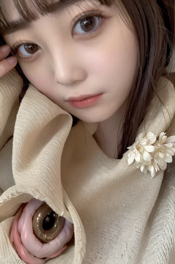 One Japanese woman、Anatomically correct、Create and express the most amazing compositions of people realistically、((masterpiece))、(((Highest quality)))、((Very detailed))、(Surreal)、(Highly detailed CG illustrations)、(Very delicate and beautiful)、Highest quality、Realistic texture、Realistic Fabric、Realistic front-on realism of a girl with realistic and highly detailed eyes、Absolute rules、Encounter the greatest unparalleled beauty in human history、史上最高masterpiece、The most beautiful in life、Exquisite beauty and captivating aesthetics、