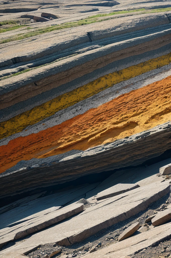 Formations of intrusive and extrusive rock
