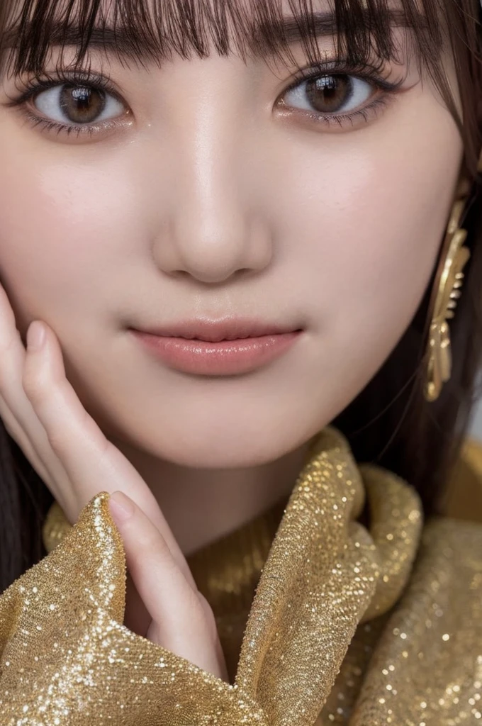 The correct facial balance of one Japanese woman、Anatomically correct、Realistically create and express the most beautiful female compositions、((masterpiece))、(((Highest quality)))、((Very detailed))、(Surreal)、(Highly detailed CG illustrations)、(Very delicate and beautiful)、Highest quality、Realistic texture、Realistic skin feel、realism、Absolute rules、Encounter the greatest unparalleled beauty in human history、史上最高masterpiece、The most beautiful in life、Exquisite beauty and captivating aesthetics、