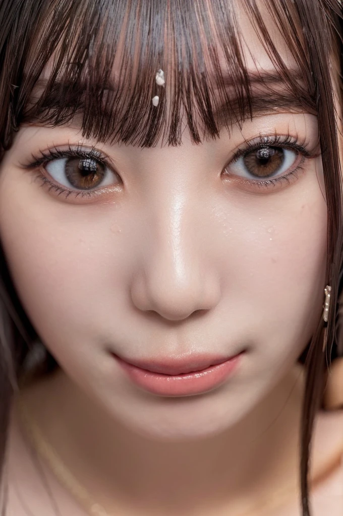 Portrait、smile、The correct facial balance of one Japanese woman、Anatomically correct、Realistically create and express the most beautiful female compositions、((masterpiece))、(((Highest quality)))、((Very detailed))、(Surreal)、(Highly detailed CG illustrations)、(Very delicate and beautiful)、Highest quality、Realistic texture、Realistic skin feel、realism、Absolute rules、