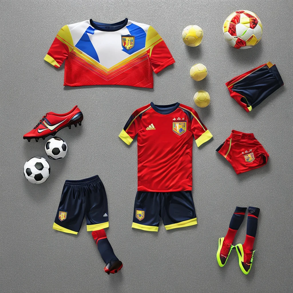 3d,Little men playing soccer,Sportswear Set,Jersey name Ronald , Cartoon Style