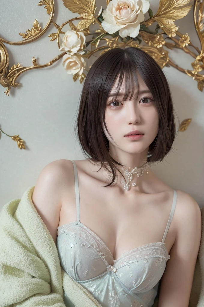((masterpiece))、(((Highest quality)))、((Very detailed))、(Surreal)、(Highly detailed CG illustrations)、(Very delicate and beautiful)、Highest quality、Realistic texture、Realistic skin feel、realism、Absolute rules、最高masterpieceのバランス、Anatomically correct、Realistically create and express the most beautiful female compositions、