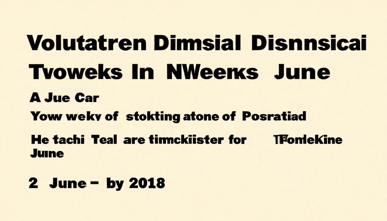 voluntary dismissal, two weeks in June