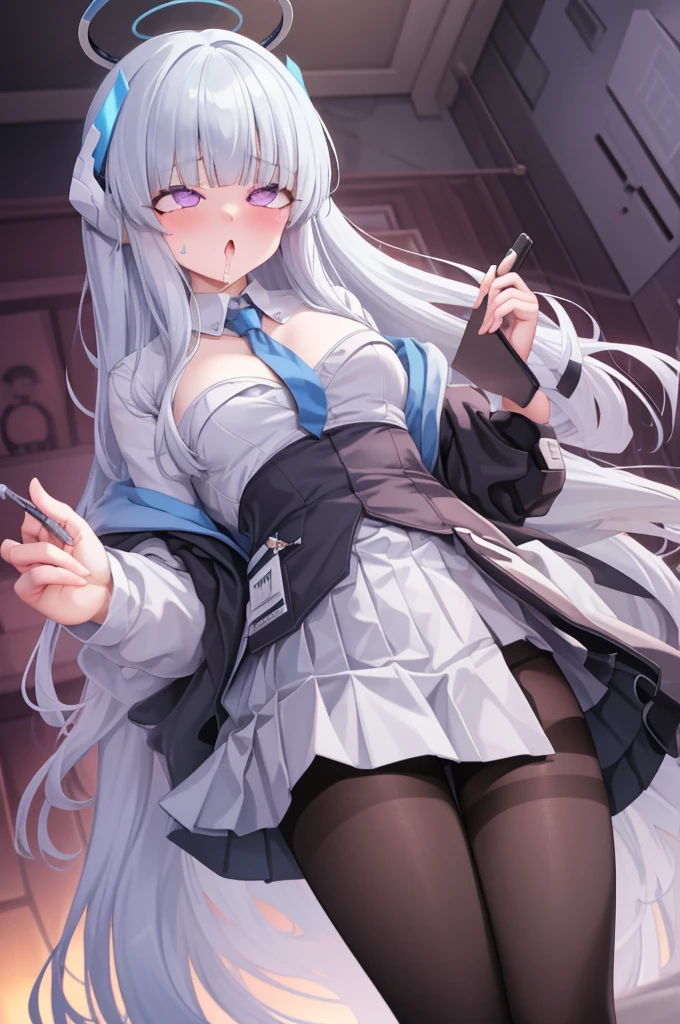 (masterpiece),(Highest quality),(Very detailed),(Best illustrations),(Best Shadow),(Absurd),(Detailed Background),(so beautiful), 16K,(Very detailed),(Best illustrations), 8K,(Absurd),(Detailed Background),(so beautiful)noa-outfit, (Processing wool), Perfect Anatomy, One Girl, alone, , , Grey Hair, Purple eyes, Blunt bangs, , , , , One Girl, alone, Big Breasts, Long Hair, , , , , empty eyes, blank eyes, , , , Heart-shaped pupils, , shiny skin, Wet, , , Roll your eyes, , The pupils constrict, wonderland, , , , , Open your mouth carelessly, , , , , saliva trail , , night , , Pink Neon Lights, , , Beautiful nipples, , Mysterious glow, orgasm, ahegao, rolling eyes, cross-eyed, morphine, hallucinogen, Stimulants, tablet, Drug addiction, Syringes scattered background, , Arched back, , , , sleep, Dead, Expressionless,,