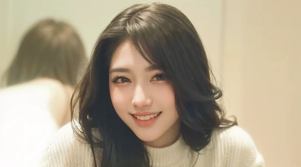 (8k, RAW photo, photorealistic:1.25) ,( lipgloss, eyelashes, gloss-face, glossy skin, best quality, ultra highres, depth of field, chromatic aberration, caustics, Broad lighting, natural shading, Kpop idol) looking at the audience With serenity and goddess-like bliss,