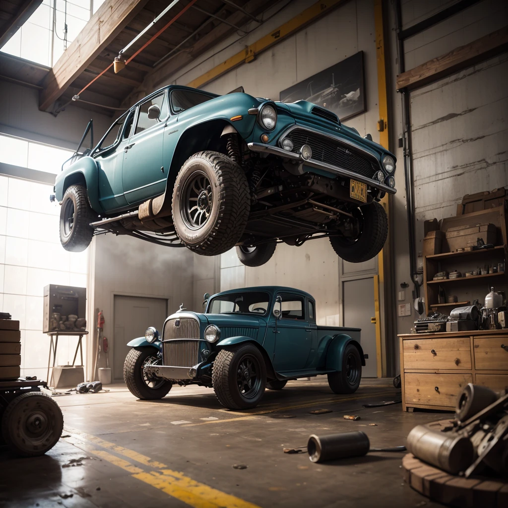 creation.Cars.Collection , crane a barbe , connecting rod piston , hot rod
