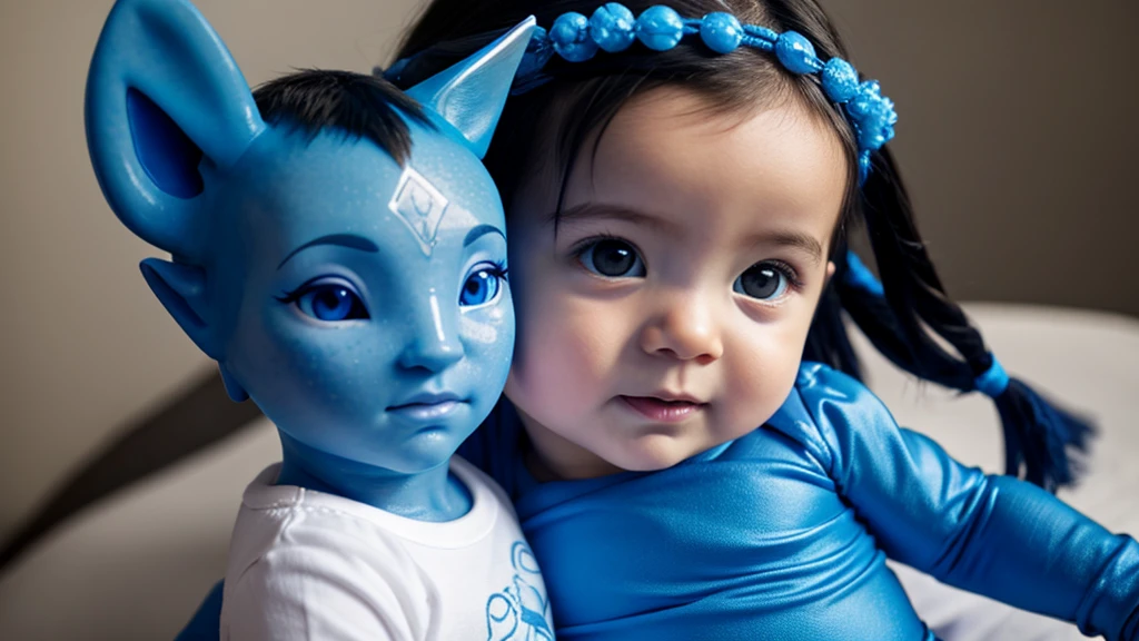 blue avatar baby