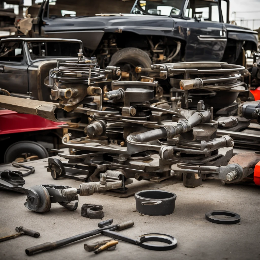 creation.Cars.Collection , crane a barbe , connecting rod piston , hot rod