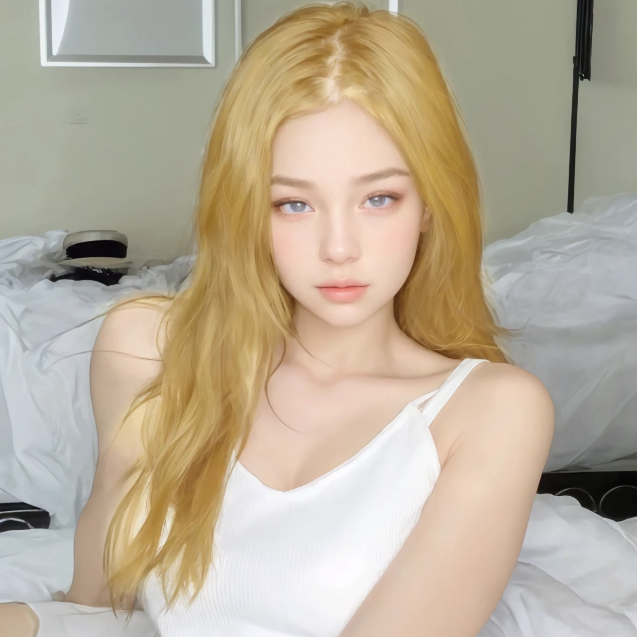 a beautiful girl,close-up upper body,looking at viewer,best quality,8k,highres,masterpiece:1.2,ultra-detailed,realistic,photorealistic,photo-realistic:1.37,HDR,UHD,studio lighting,ultra-fine painting,sharp focus,physically-based rendering,extreme detail description,professional,vivid colors,bokeh,portraits,close-up,realism,beautiful detailed eyes,beautiful detailed lips,extremely detailed eyes and face,long eyelashes,original photo,realistic skin texture:1.3,film grain:1.3,selfie angle