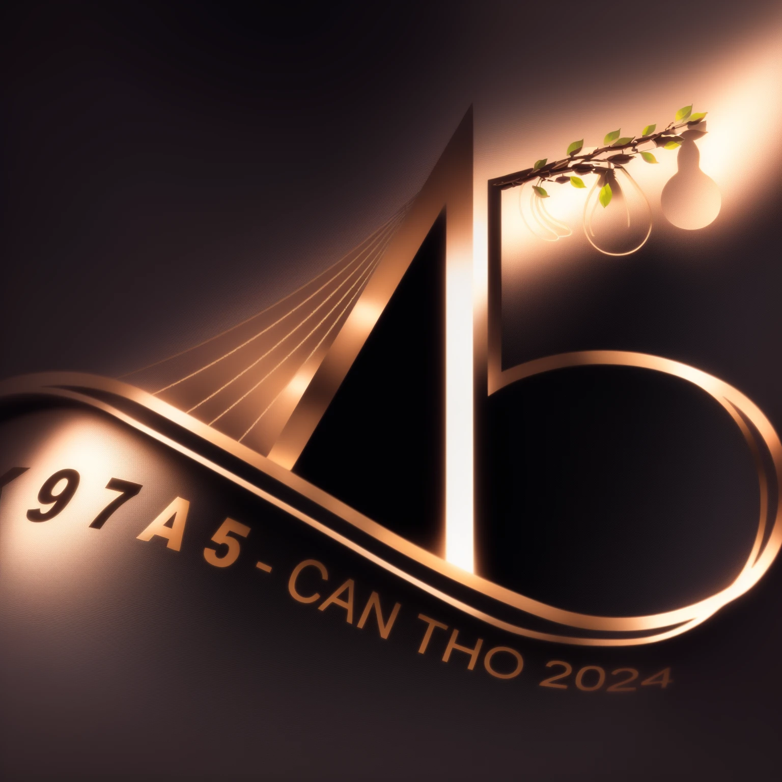a close up of a logo with a bird on a branch, can, logo, logo, can basdogan, logo art, logo without text, 2 d, 2d, a24, logotype, c4, cad, in 1 9 8 5, illustrated logo, 5d, 5 d, n - 6, ƒ/5.6