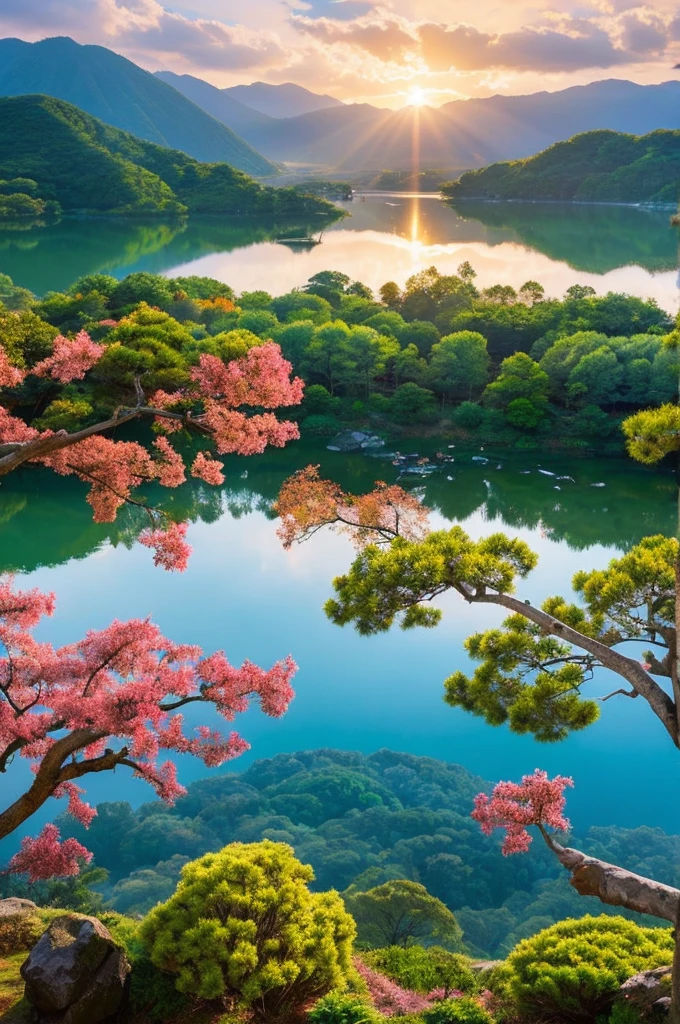 ((Highest quality)), ((masterpiece)), (detailed), Japanese,landscape,Beauty