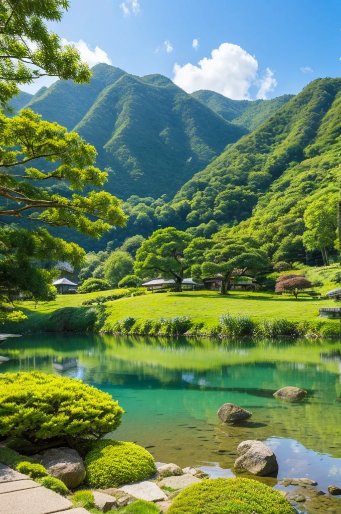 ((Highest quality)), ((masterpiece)), (detailed), Japanese,landscape,Beauty,cute