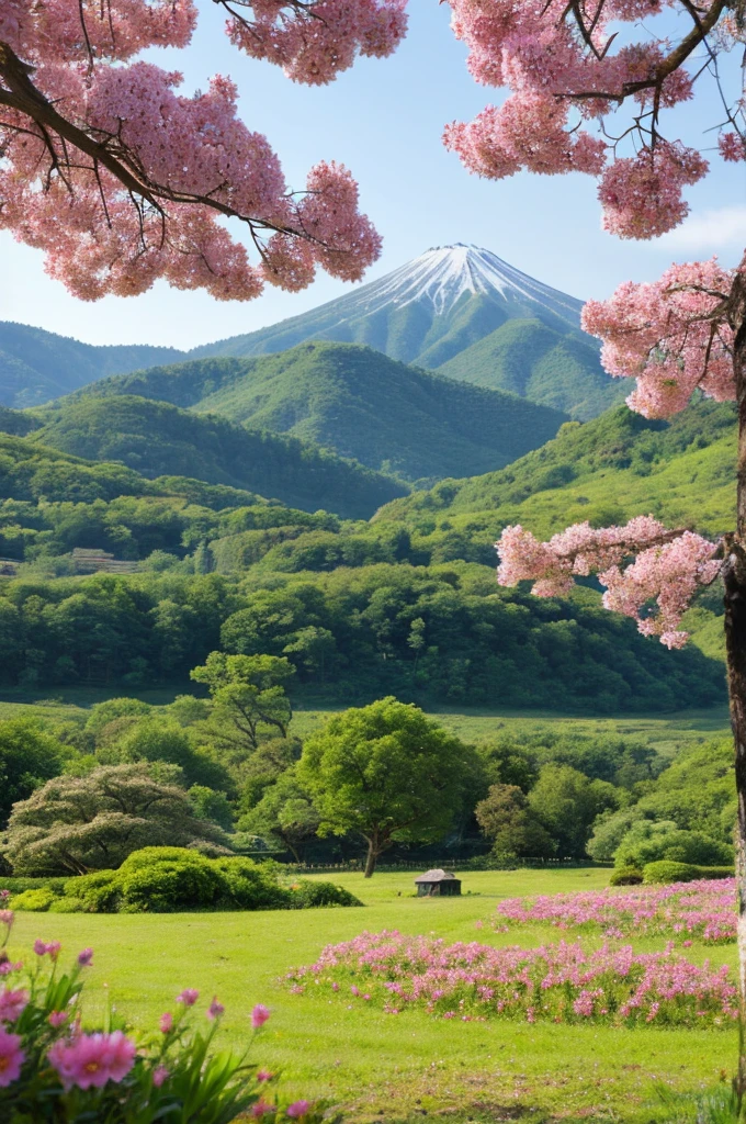 ((Highest quality)), ((masterpiece)), (detailed), Japanese,landscape,Beauty,cute