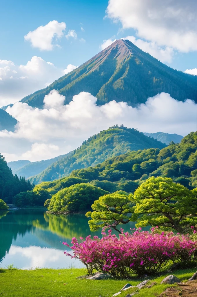 ((Highest quality)), ((masterpiece)), (detailed), Japanese,landscape,Beauty,cute